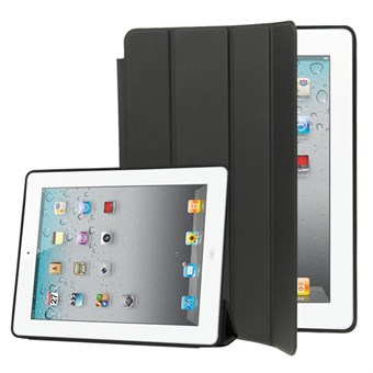 Stijlvolle Smart Cover Sleep/Wakker worden voor iPad 2 / iPad 3 / iPad 4. - Zwart