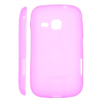 Siliconen hoes voor Galaxy mini 2 (roze)