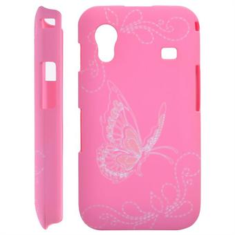 Samsung Galaxy ACE Butterfly hoesje (Roze)