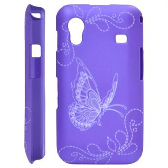 Samsung Galaxy ACE Butterfly hoesje (Paars)