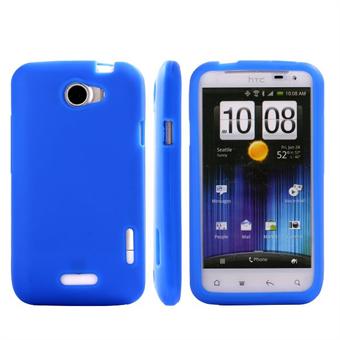 Zachte siliconen HTC ONE X (blauw)