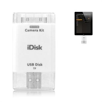 IDisk - USB TF-kaartlezer Camera-aansluitkit