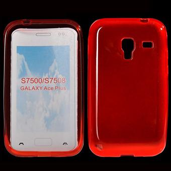 Galaxy ACE Plus siliconen hoes (rood)