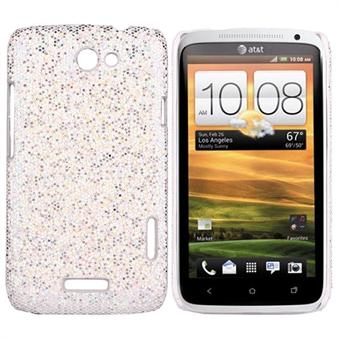 Glinsterende HTC ONE X Cover (Zilver)