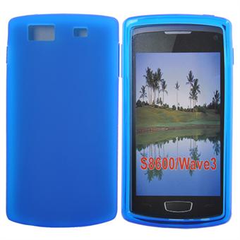 Samsung Wave 3 siliconen (blauw)