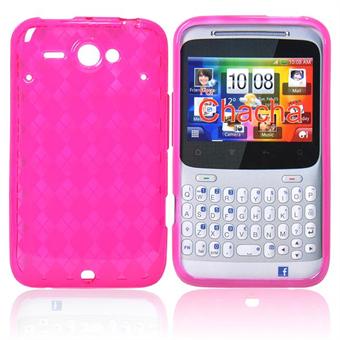 Siliconen hoes voor HTC Cha Cha (roze)