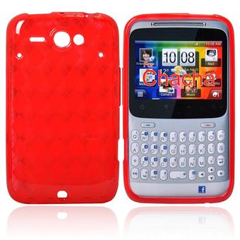 Siliconen Cover voor HTC Cha Cha (Rood)