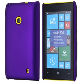 Eenvoudige plastic hoes voor Lumia 520 (paars)