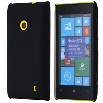 Eenvoudige plastic hoes voor Lumia 520 (zwart)