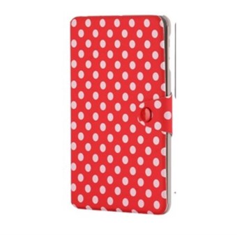 Dot Pattern iPad Mini 1 hoesje (rood)