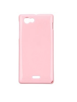 Fresh siliconen hoes - XPeria J (roze) (FOUT ITEM)