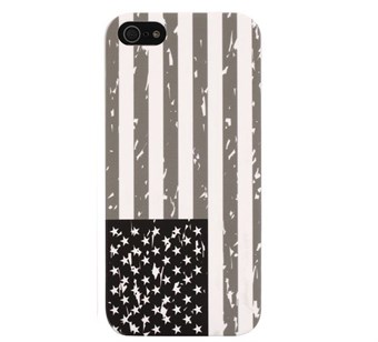 Hoes Oldstar America iPhone 5 / iPhone 5S / iPhone SE 2013 (Zwart/Wit)