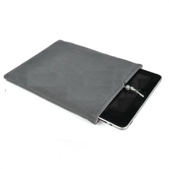 Stoffen iPad-hoesje (grijs)