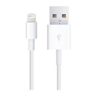 IPad / iPhone / iPod Lightning USB kabel Wit - 1 meter