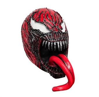 The Venom - Let There Be Carnage Mask - Enge latexmaskers voor Halloween - Volwassene