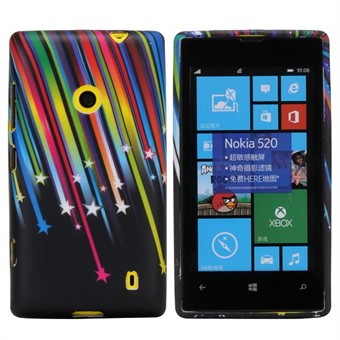 Motief siliconen hoes voor Lumia 520 (Techno)