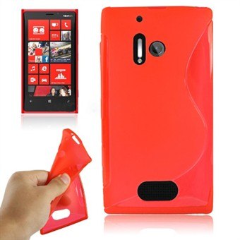 S-Line siliconen hoes Lumia 928 (rood)