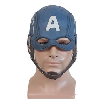 The Avengers Captain America Helm Masker - Latex