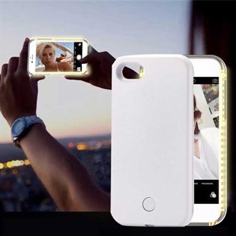 Selfie Cover met LED-licht voor iPhone 6 Plus / iPhone 6s Plus - Wit