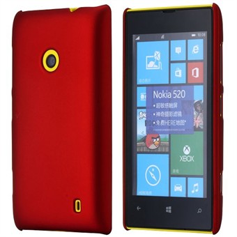 Eenvoudige plastic hoes voor Lumia 520 (rood)