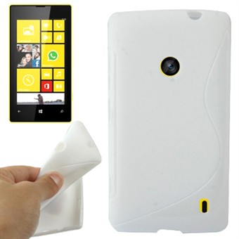 S-Line siliconen hoes Lumia 520 (wit)