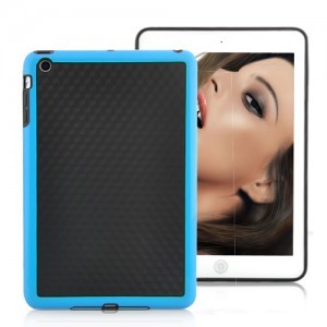 Zwarte voorzijde iPad Mini (blauw)