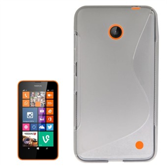 S-Line Siliconen Cover - Nokia 630 (grijs)