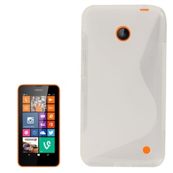 S-Line Siliconen Cover - Nokia 630 (doorzichtig)