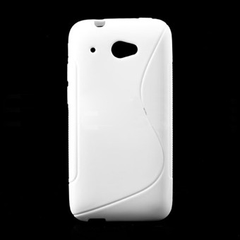 S-Line Siliconen Cover - HTC 601 Zara (Wit)