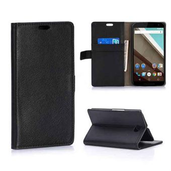 Stand Wallet Case - Nexus 6 (zwart)