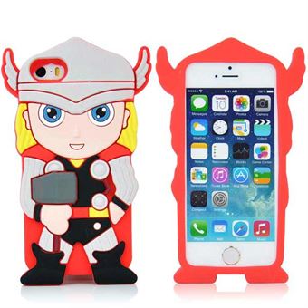 3D Siliconen Thor Cover - iPhone 5 / iPhone 5S / iPhone SE 2013