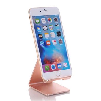 Aluminium houder voor Smartphone/ Tablet, Universal - Rosé Goud