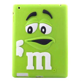 M&M 3D Rubberen hoes voor iPad Mini 1/2/3 - Groen
