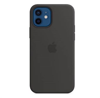 IPhone 12 / iPhone 12 Pro siliconen hoes - zwart