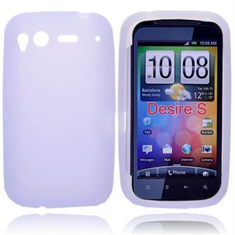 HTC Desire S siliconen hoesje (wit)