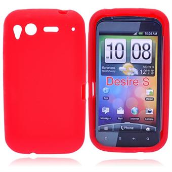 HTC Desire S siliconen hoesje (Rood)