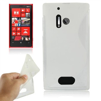 S-Line Siliconen Cover Lumia 928 (Transparant)