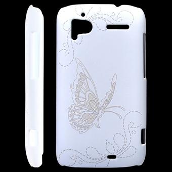 Vlinders Cover voor HTC Sensation (Wit)