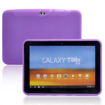 Samsung Galaxy Tab 8.9 zachte siliconen hoes (paars)