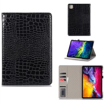 Krokodillenleer Portemonnee Stand Smart Leather Tablet Cover voor iPad Pro 11-inch (2020)