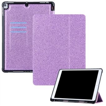 Drievoudige Stand Leren tablethoes Smart Case met pennensleuf voor iPad 10.2 (2021) / (2020) / (2019) / Air 10.5 "(2019) / Pro 10.5" (2017)