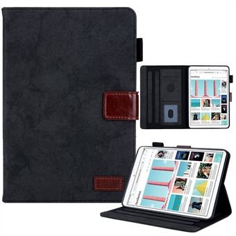 Doek Textuur Kaartsleuven PU-leer Business Folio Stand Cover met Auto Wake / Sleep voor iPad mini (2021)