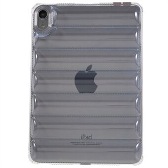 Airbag donsjack design tablethoes voor iPad mini (2021), anti-drop transparante TPU-hoes