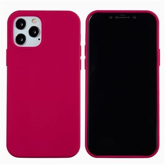 Anti- Scratch vloeibare siliconen zachte telefoonhoes voor iPhone 13 Pro - roze