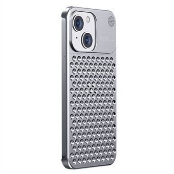 Anti- Scratch warmteafvoer telefoonhoesje voor iPhone 14 randloze aluminium telefoon beschermhoes