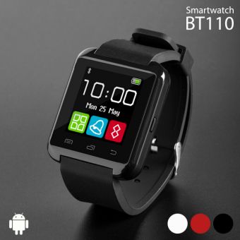 Smartwatch BT110 met geluid - Zwart