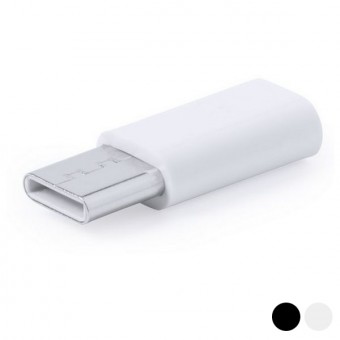 Micro USB naar USB-C Adapter 145765 - Kleur: Wit