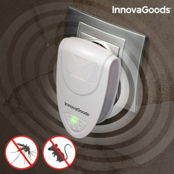 InnovaGoods Mini ultrasoon afschrikmiddel voor knaagdieren en insecten