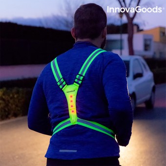Reflecterend vest met LED voor atleten