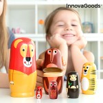 Matryoshka dierenfiguren in hout - Funimals InnovaGoods - 11 delen